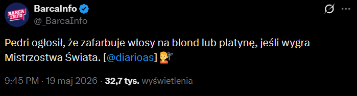 HIT! Oto co zrobi Pedri, jeśli Hiszpania WYGRA MUNDIAL xD